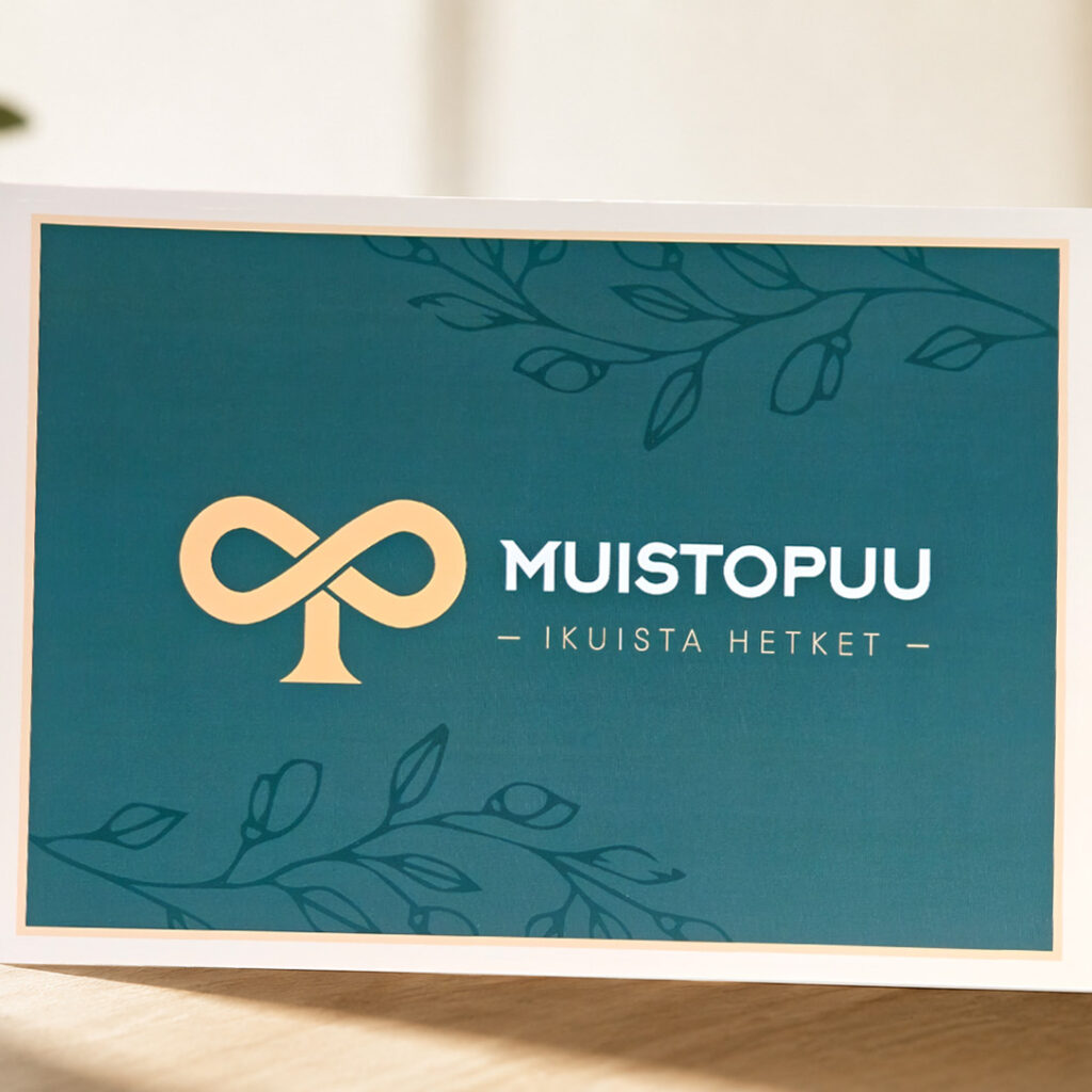 Muistopuu lahjakortti - Toimitetaan kirjeenä