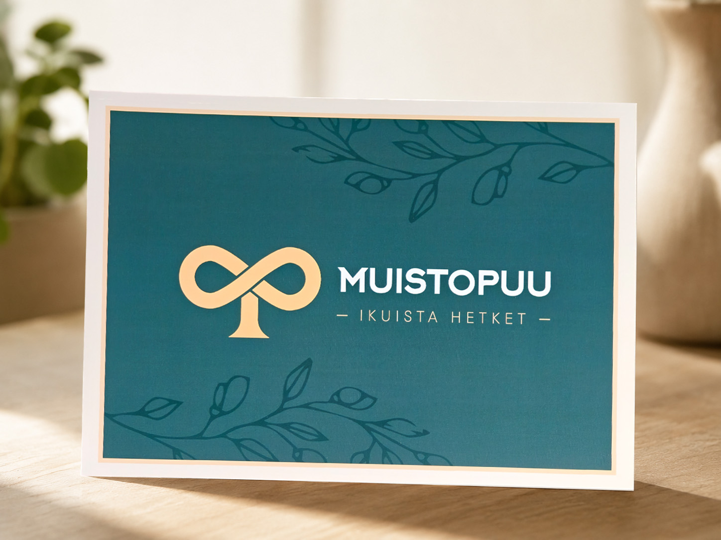 Muistopuu lahjakortti - Toimitetaan kirjeenä