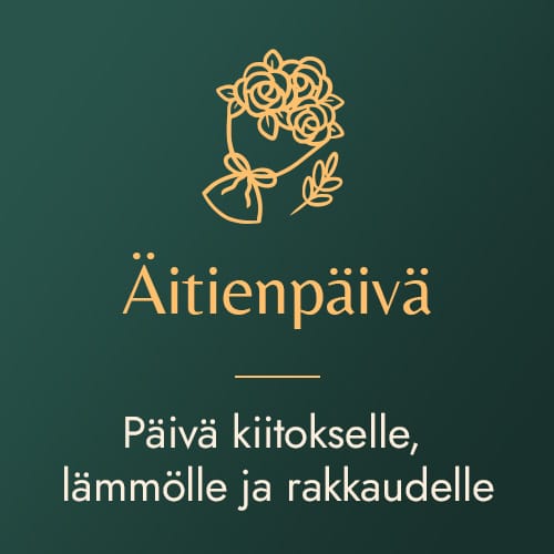 Äitienpäivä päivä kiitokselle lämmölle ja rakkaudelle kukkakimppu